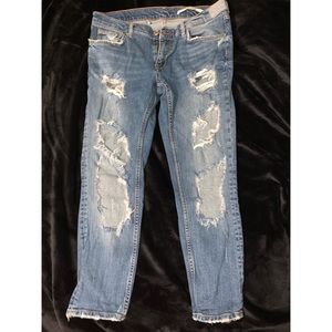 Zara — Denim Capris